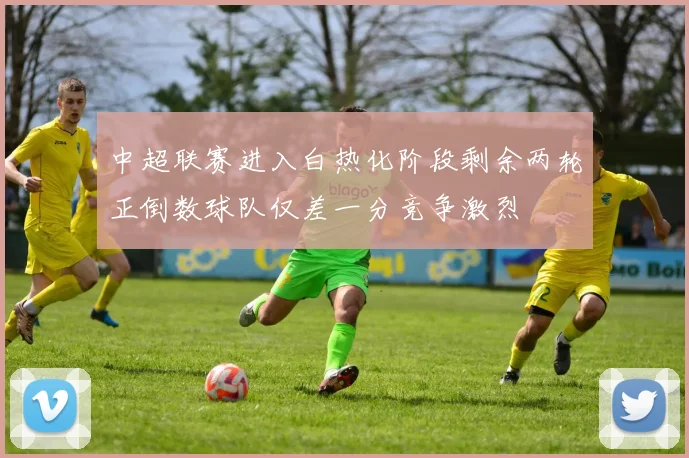 中超联赛进入白热化阶段剩余两轮正倒数球队仅差一分竞争激烈